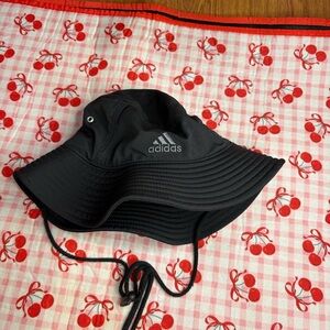 Adidas Black Bucket Hat with Logo